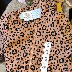 Cat & Jack Brown Leopard Print Hoodie